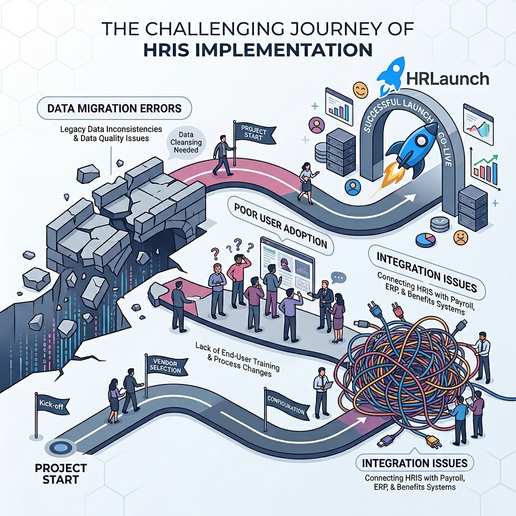 Common HRIS Implementation Pitfalls (What Companies Expect vs What Actually Happens)